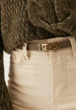 Latalia Vyöt*Leather Belt With Turn Lock