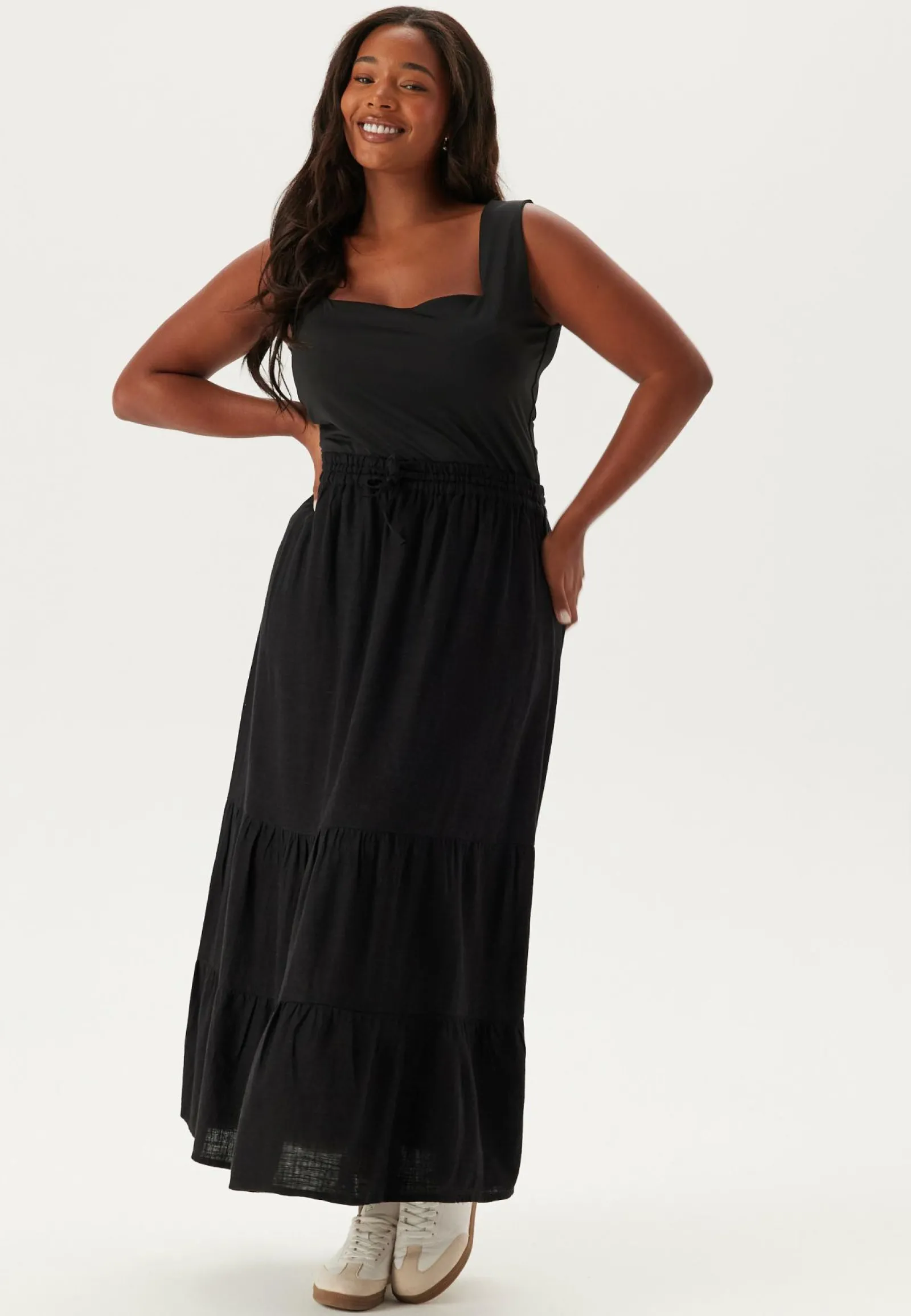 Happy Holly Maxihameet|Rennot Hameet*Linen Maxi Skirt