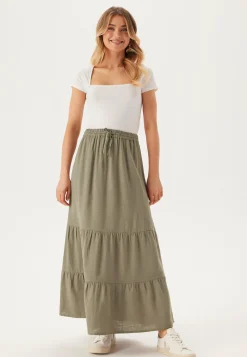 Happy Holly Rennot Setit|Maxihameet*Linen Maxi Skirt