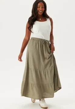 Happy Holly Rennot Setit|Maxihameet*Linen Maxi Skirt