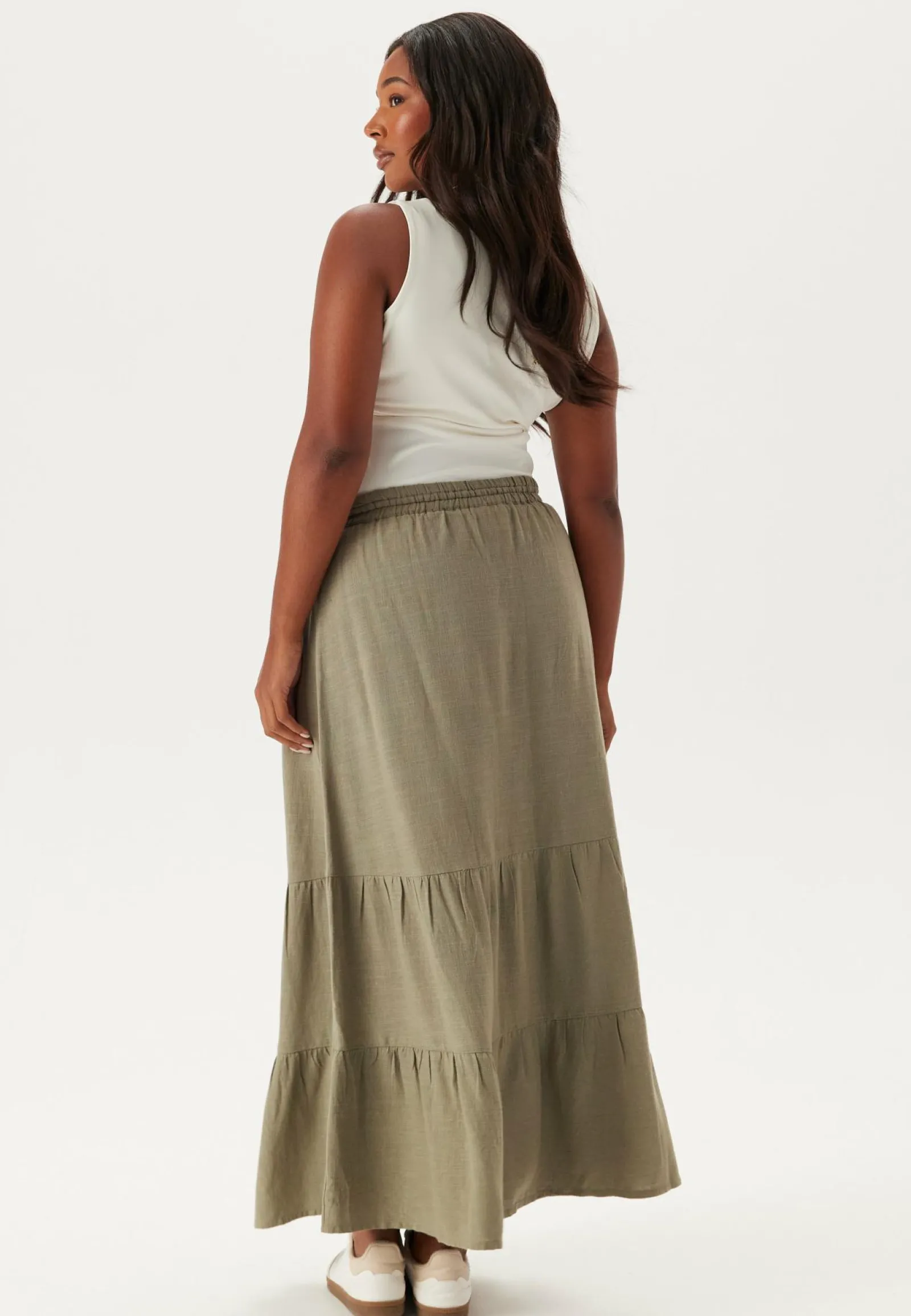 Happy Holly Rennot Setit|Maxihameet*Linen Maxi Skirt