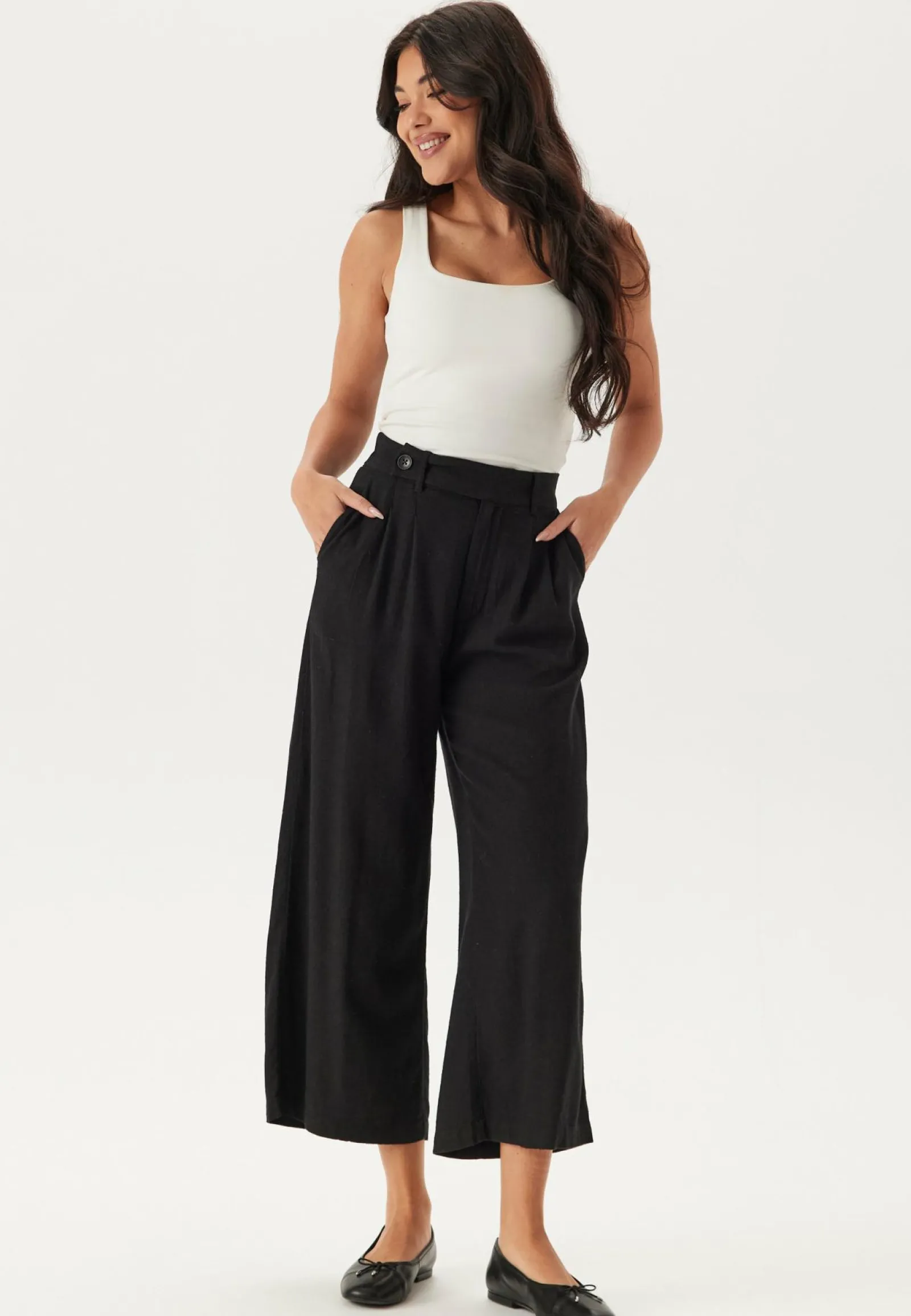 Happy Holly Pellavahousut|Lyhennetyt Housut*Linen Pants