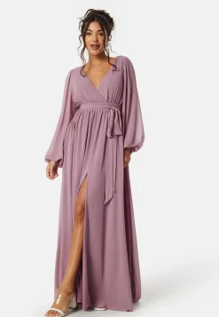 Goddiva Morsiusneitomekot|Vanhojentanssimekot*Long Sleeve Chiffon Dress