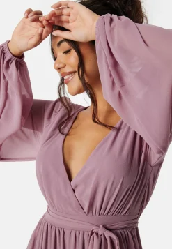 Goddiva Morsiusneitomekot|Vanhojentanssimekot*Long Sleeve Chiffon Dress