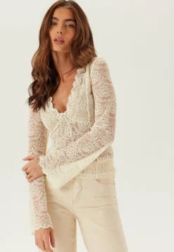 BUBBLEROOM Pitkähihaiset Topit|Pitsitopit*Long Sleeve Lace Top