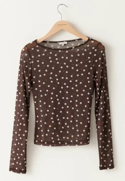 BUBBLEROOM Pitkähihaiset Topit|Juhlatopit*Long Sleeve Mesh Top