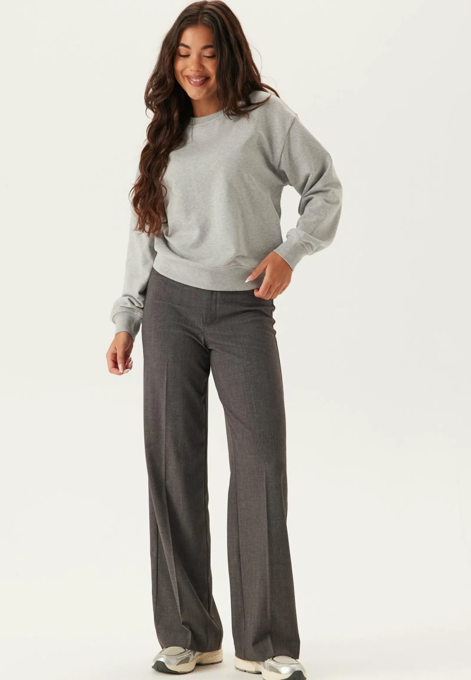 Calvin Klein Jeans Hupparit Ja Collegepaidat*Ls Archive Logo French Terry RLX