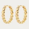 Pilgrim Korvakorut*Maeve Hoop Earrings Gold-plate