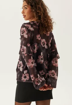 BUBBLEROOM Tunikat Ja Puserot|Juhlapyserot*Mesh Frill Top