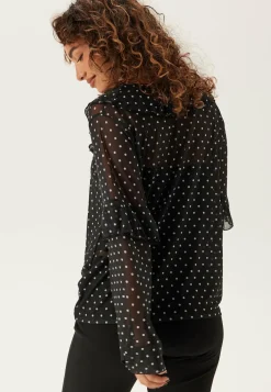 BUBBLEROOM Röyhelöpuserot|Tunikat Ja Puserot*Mesh Frill Top