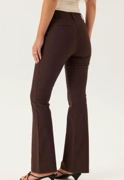 BUBBLEROOM Keskivyötäröiset Housut|Lahkeelliset Housut*Mid Waist Stretchy Flared Trousers