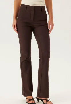 BUBBLEROOM Keskivyötäröiset Housut|Lahkeelliset Housut*Mid Waist Stretchy Flared Trousers