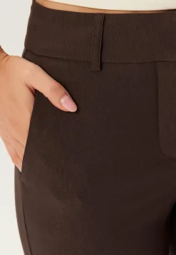 BUBBLEROOM Keskivyötäröiset Housut|Lahkeelliset Housut*Mid Waist Stretchy Flared Trousers