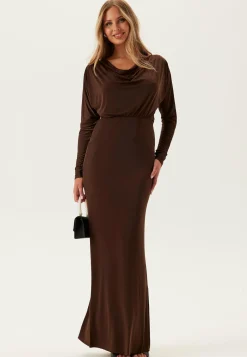 Goddiva Pitkähihaiset Mekot|Trikoomekot*Multi Way Long Sleeve Maxi Dress