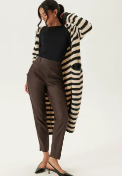 Object Collectors Item Korkeavyötäröiset Housut|Nahkahousut*Objbelle Lisa Coated Pant Noos