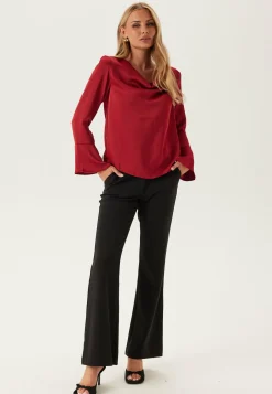 Object Collectors Item Juhlatopit|Pitkähihaiset Topit*Objchilli L/S RE WATERFALL TOP