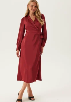 Object Collectors Item Joulumekot|Juhlamekot*Objchilli L/S WRAP DRESS WRAP