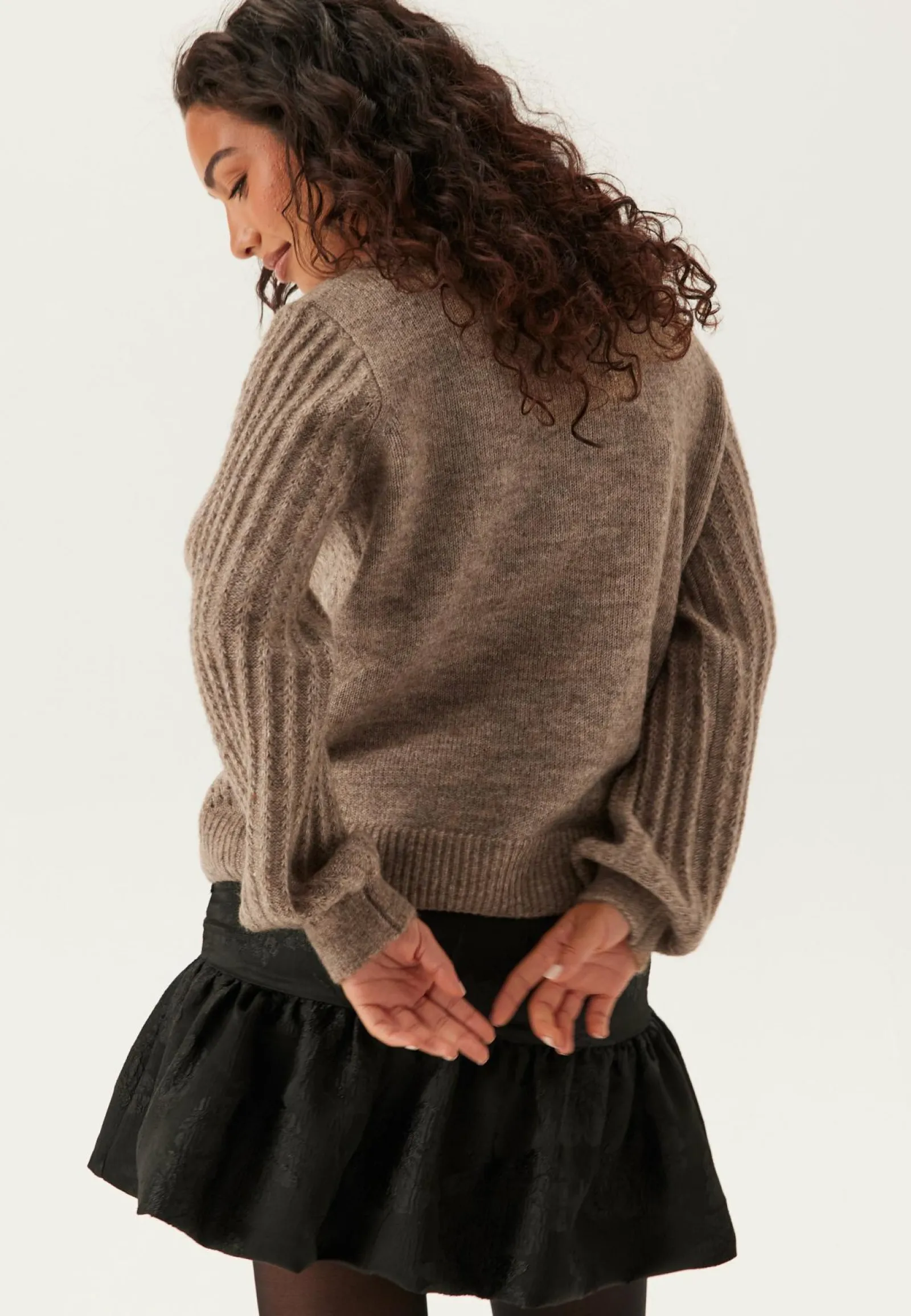 Object Collectors Item Neuletakit Ja Neuleet|Neuletakit*Objflora Re Ls Knit Button Cardigan