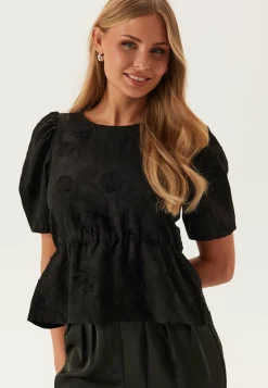 Object Collectors Item Yksiväriset Puserot Ja Paidat|Juhlapyserot*Objgigi 3/4 RE O-NECK TOP RE O