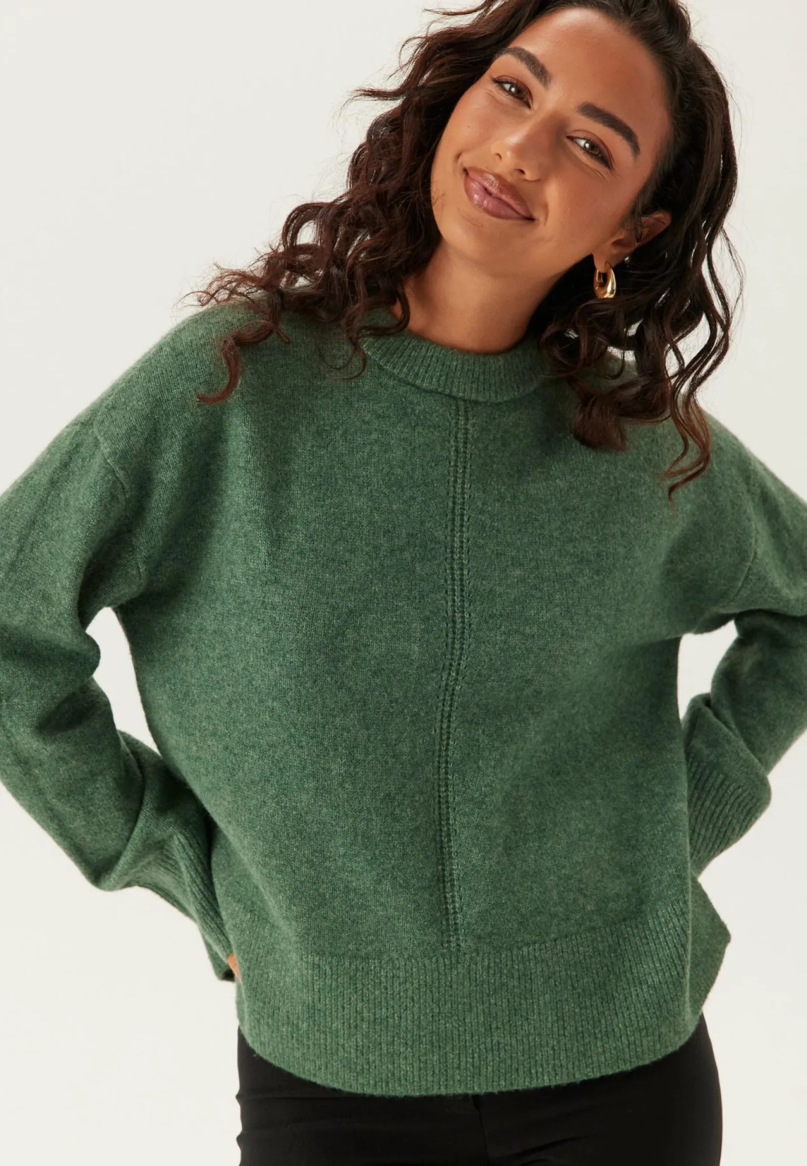 Object Collectors Item Neulepuserot|Neulotut Neulepuserot*Objjuno L/S LO O-NECK KNIT LO