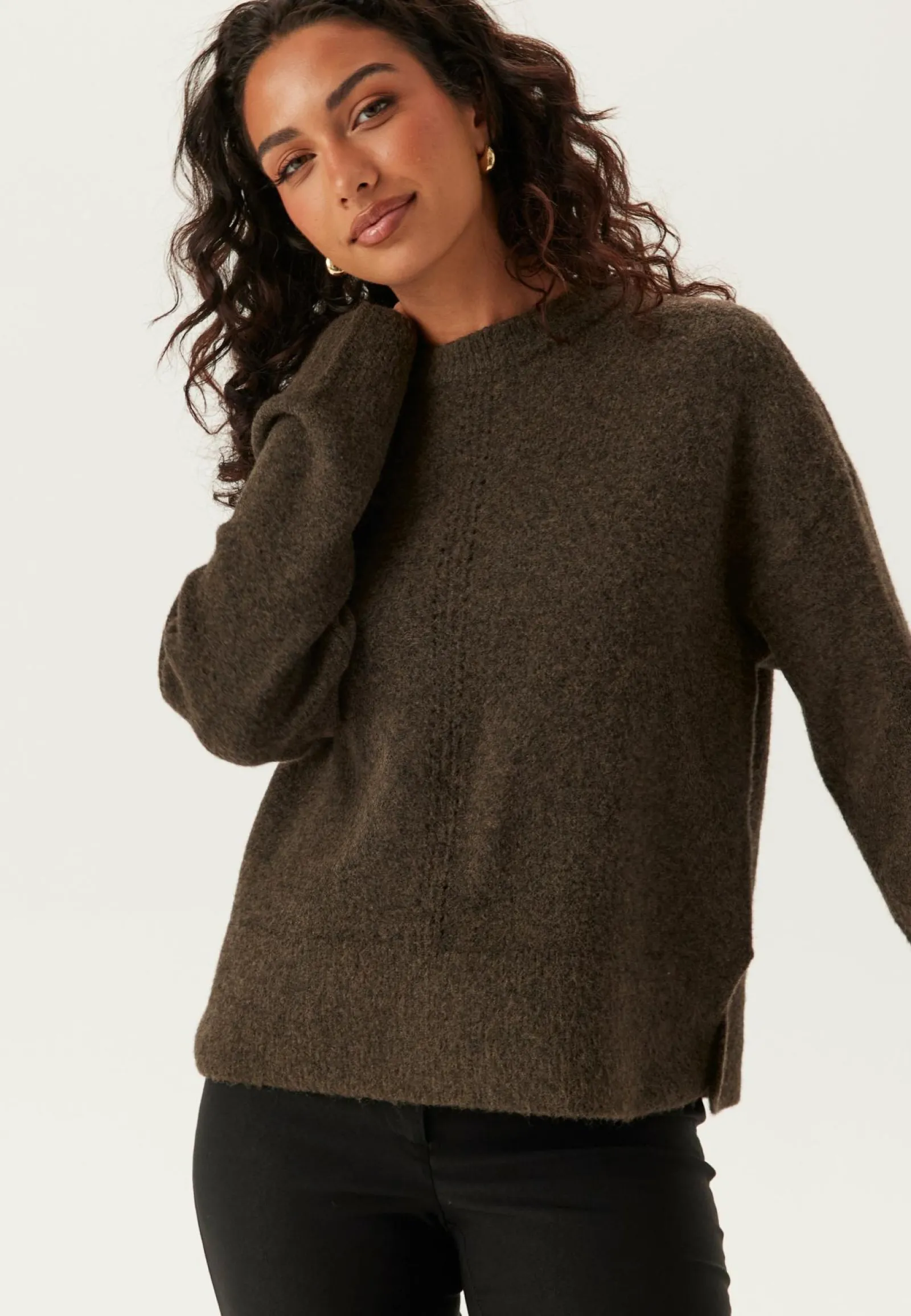 Object Collectors Item Neulepuserot|Neulotut Neulepuserot*Objjuno L/S LO O-NECK KNIT LO