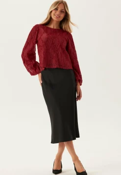 Object Collectors Item Yksiväriset Puserot Ja Paidat|Rennot Puserot Ja Paidat*Objlucie L/S RE O-NECK TOP