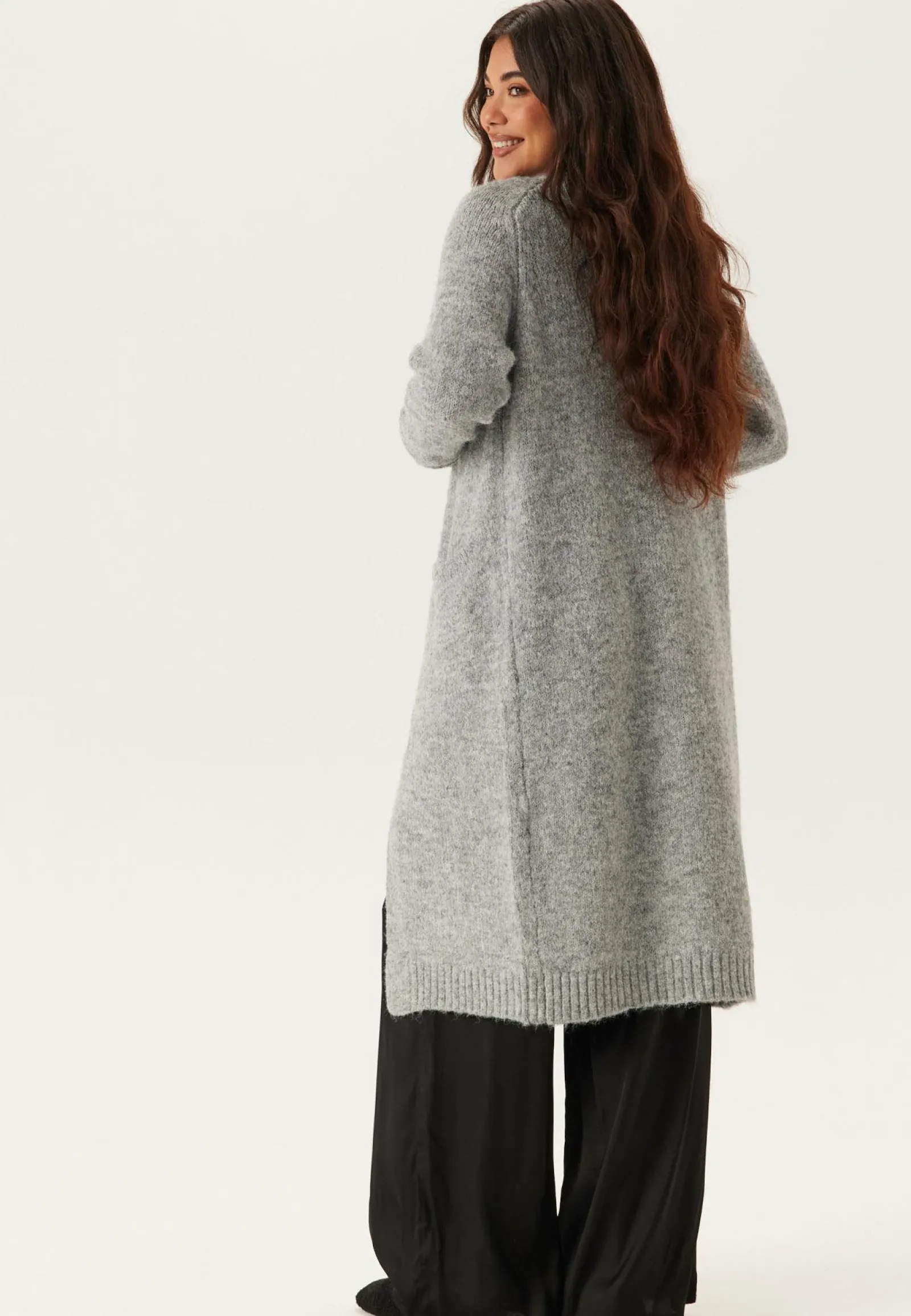 Object Collectors Item Neuletakit Ja Neuleet|Neuletakit*Objmilu Ls Lo Long Knit Cardig