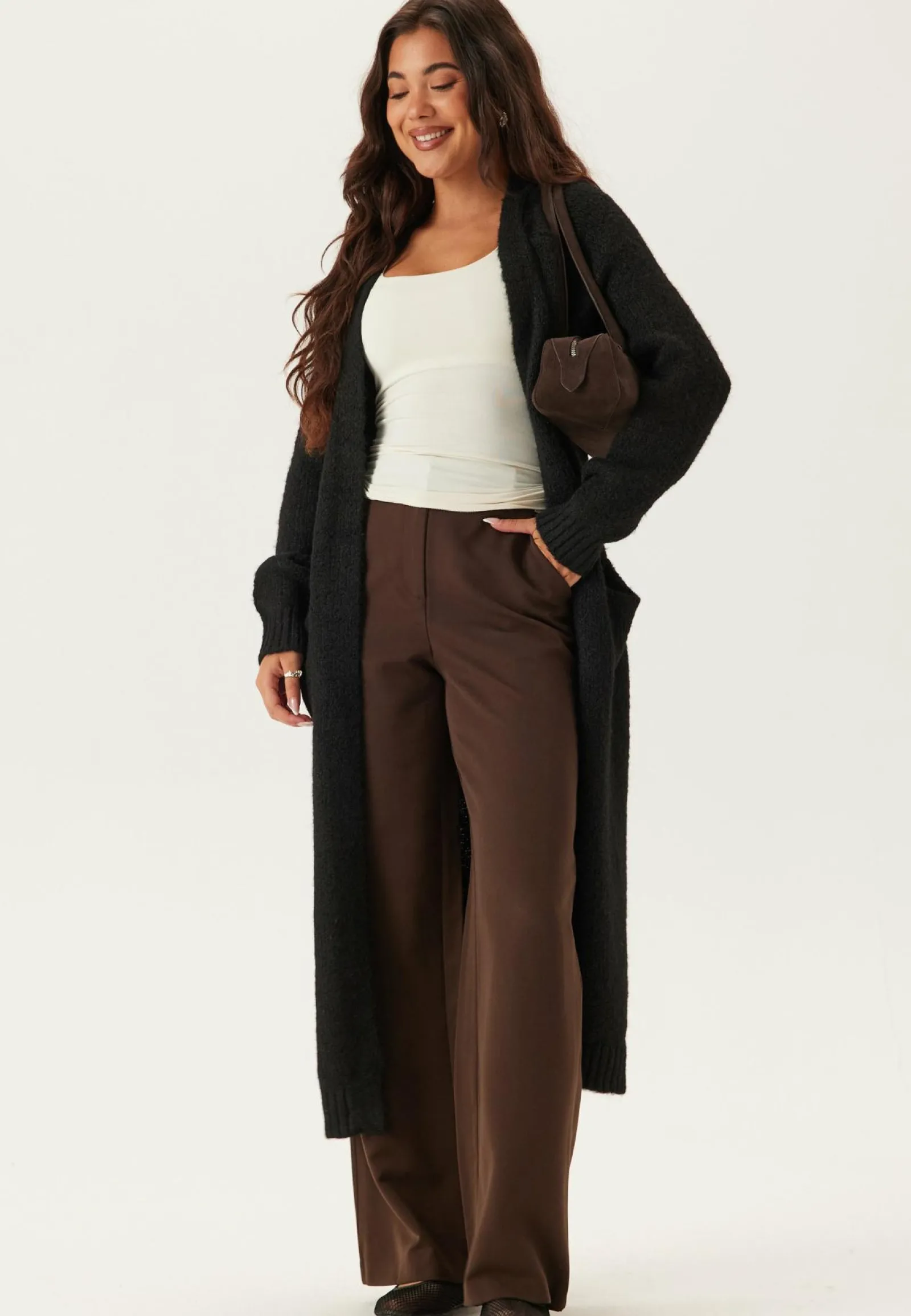 Object Collectors Item Neuletakit Ja Neuleet|Neuletakit*Objmilu Ls Lo Long Knit Cardig