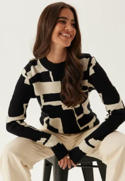 Object Collectors Item Neulepuserot|Neulotut Neulepuserot*Objray L/S KNIT PULLOVER