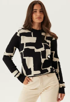 Object Collectors Item Neulepuserot|Neulotut Neulepuserot*Objray L/S KNIT PULLOVER