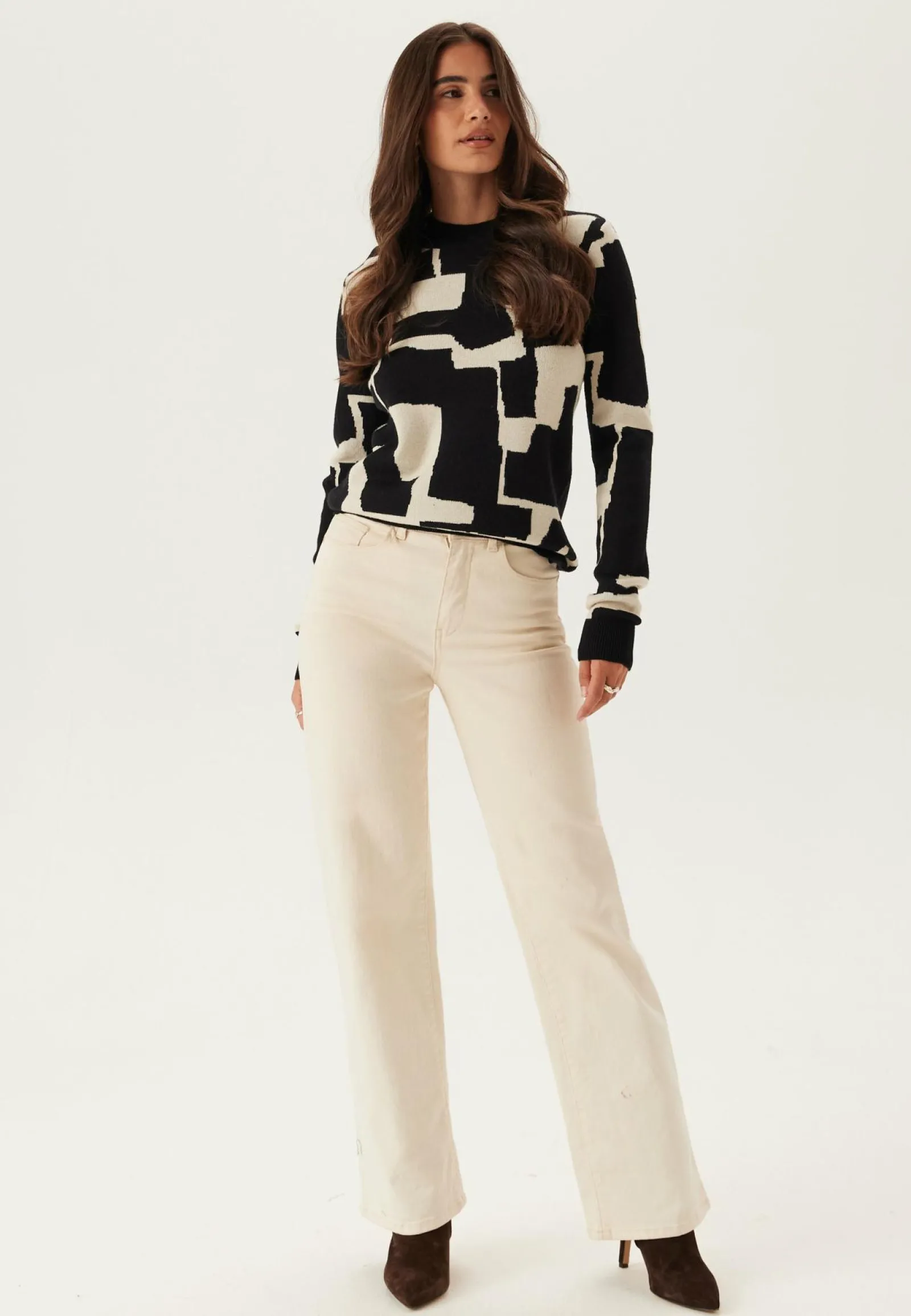 Object Collectors Item Neulepuserot|Neulotut Neulepuserot*Objray L/S KNIT PULLOVER