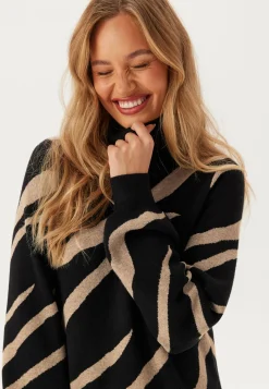 Object Collectors Item Kukkakuosiset Ja Kuviolliset Mekot|Pitkähihaiset Mekot*Objray L/S Knit Rollneck Dress