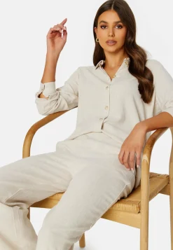 Object Collectors Item Pellavapaidat|Yksiväriset Puserot Ja Paidat*Objsanne L/S Shirt