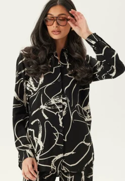 Object Collectors Item Rennot Setit|Pellavapaidat*Objsanne L/S SHIRT AOP SHIRT