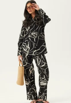 Object Collectors Item Rennot Setit|Pellavapaidat*Objsanne L/S SHIRT AOP SHIRT