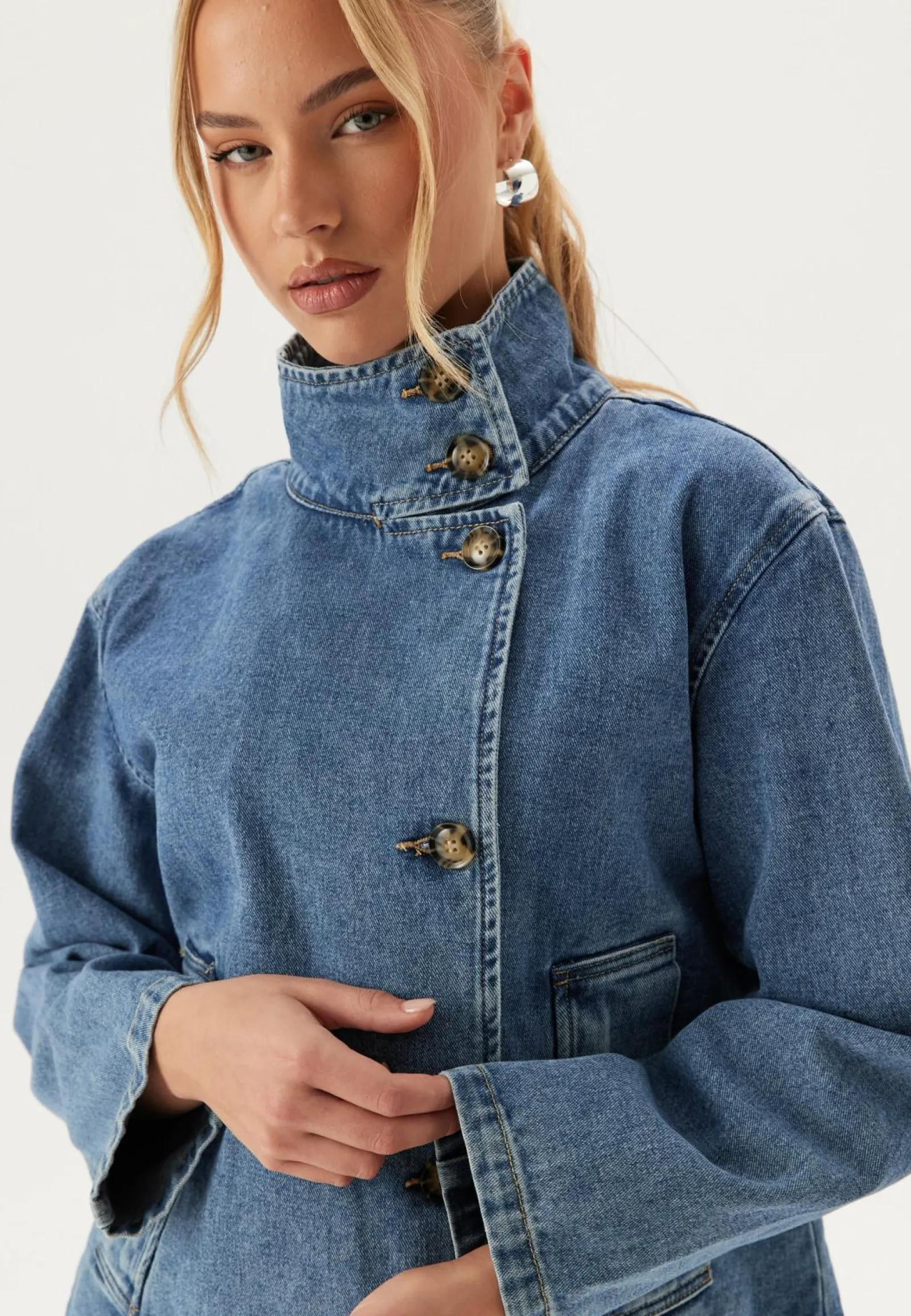 Object Collectors Item Kevättakit|Takit*Objtilla Gro L/S LO DENIM JACKET