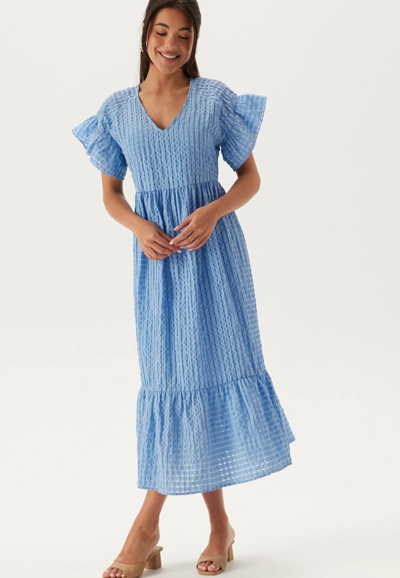 Object Collectors Item Juhlamekot|Kesämekot*Objvita S/S Long Dress