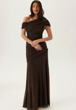 Bubbleroom Occasion Morsiusneitomekot|Juhlamekot*Off Shoulder Mesh Gown