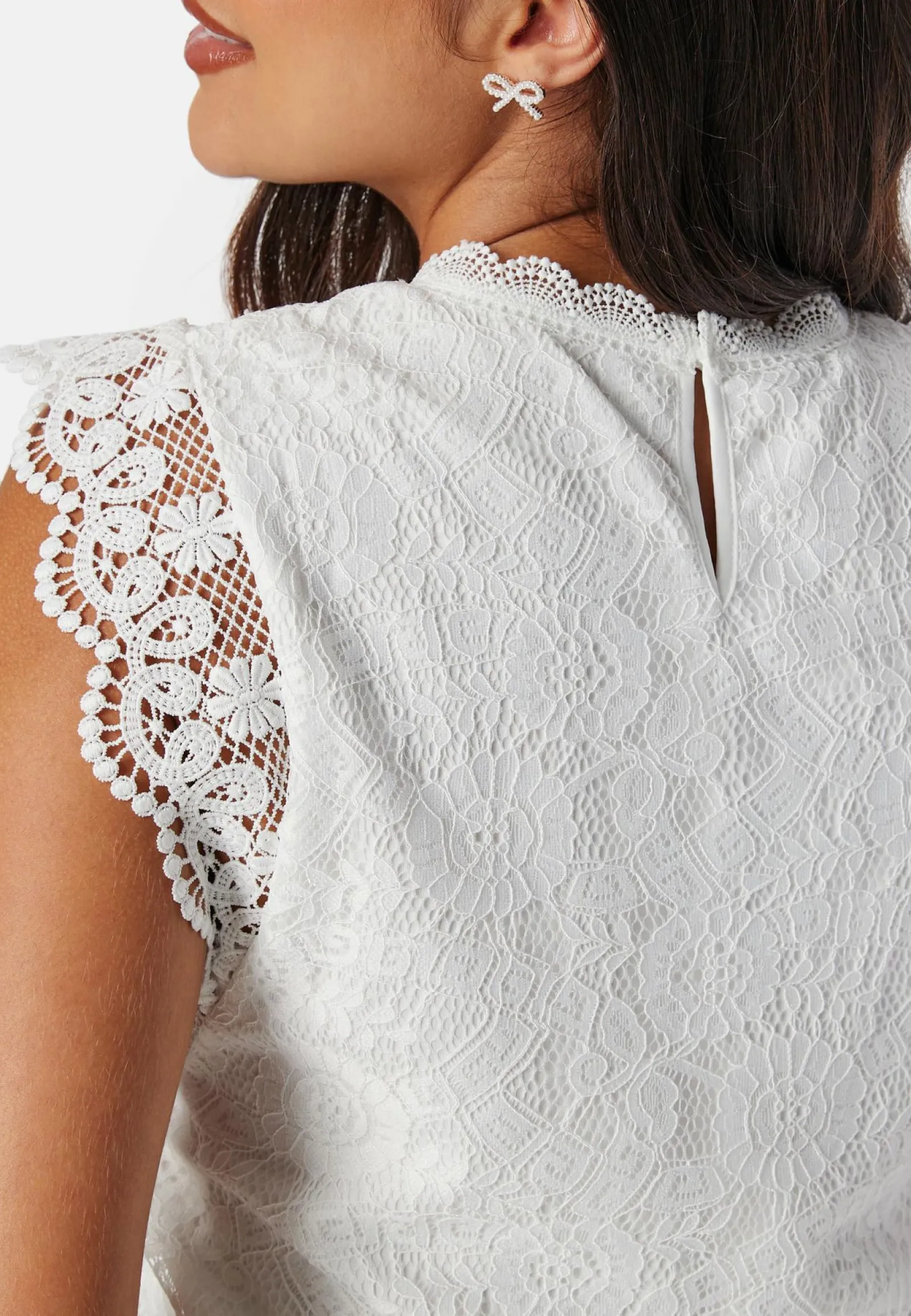 Pieces Pitsitopit|Juhlatopit*Olline SL Lace Top