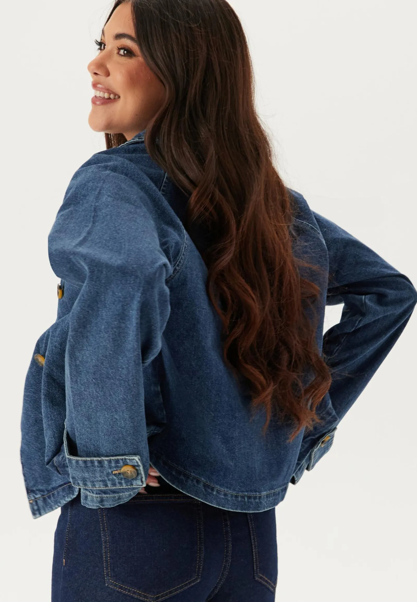 ONLY Takit|Farkkutakit*Onlapril Short Dnm Trench