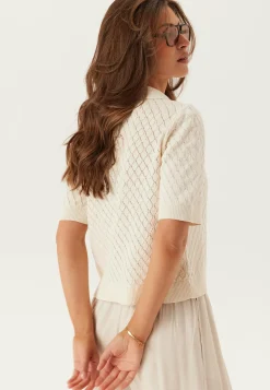 ONLY T-Paidat|Neuletopit*Onlcosima Ss Structure Polo Kn