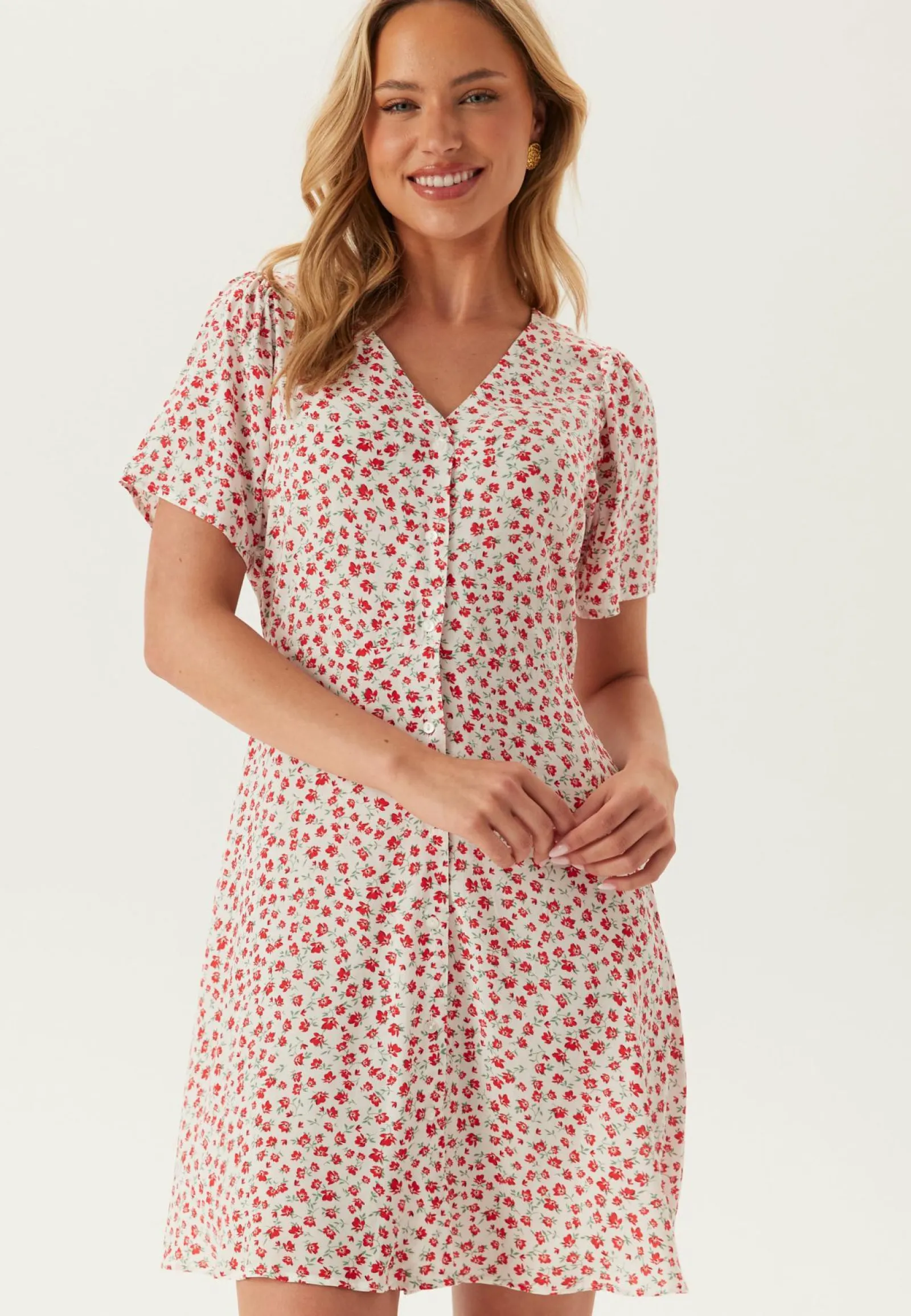 ONLY Kukkakuosiset Ja Kuviolliset Mekot|Kesämekot*Onlevida S/S Short Dress