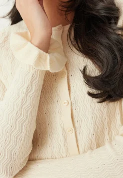 Pieces Neuletakit Ja Neuleet|Neuletakit*Onlibi Ls O-neck Frill Cardi