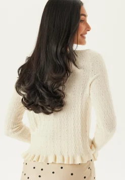 Pieces Neuletakit Ja Neuleet|Neuletakit*Onlibi Ls O-neck Frill Cardi