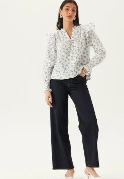 ONLY Tunikat Ja Puserot|Rennot Puserot Ja Paidat*Onlidris Ls Frill Tape Top