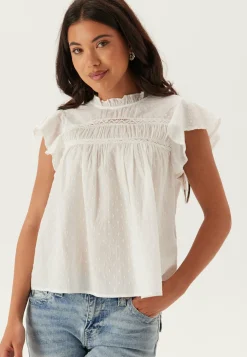 ONLY Yksiväriset Puserot Ja Paidat|Rennot Puserot Ja Paidat*Onlkatti S/S Dobby Top