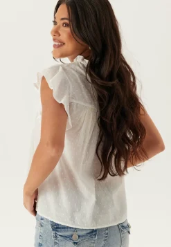 ONLY Yksiväriset Puserot Ja Paidat|Rennot Puserot Ja Paidat*Onlkatti S/S Dobby Top