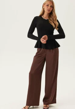 ONLY Pitkähihaiset Topit|Perustopit*Onlkenya L/S PEPLUM TOP JRS PE