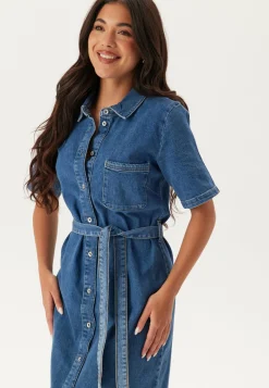 ONLY Farkkumekko|Paitamekot*Onllana Ss Long Dress Dnm