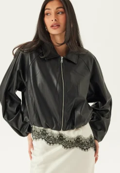 Pieces Kevättakit|Bomber-Takit*Onlsaramy Faux Leather Bomber